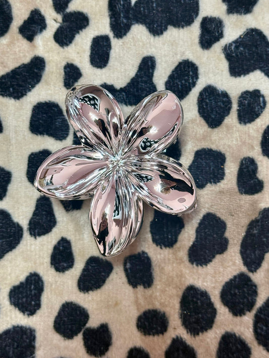 Mollie silver claw clip