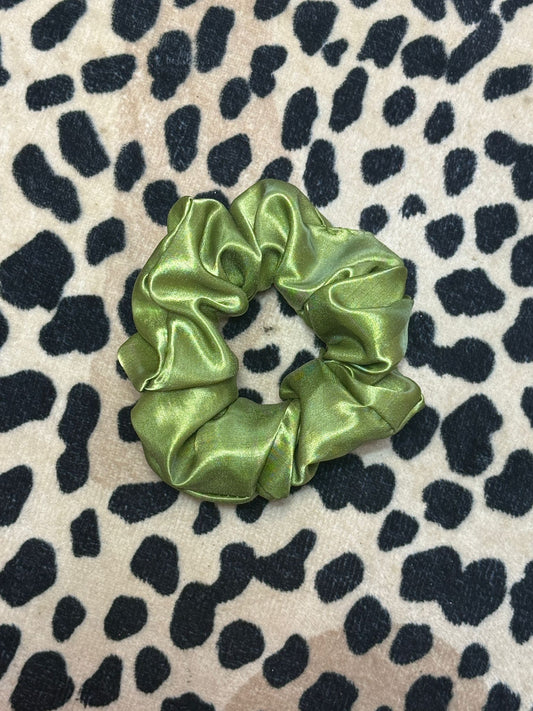 Ella green scrunchie